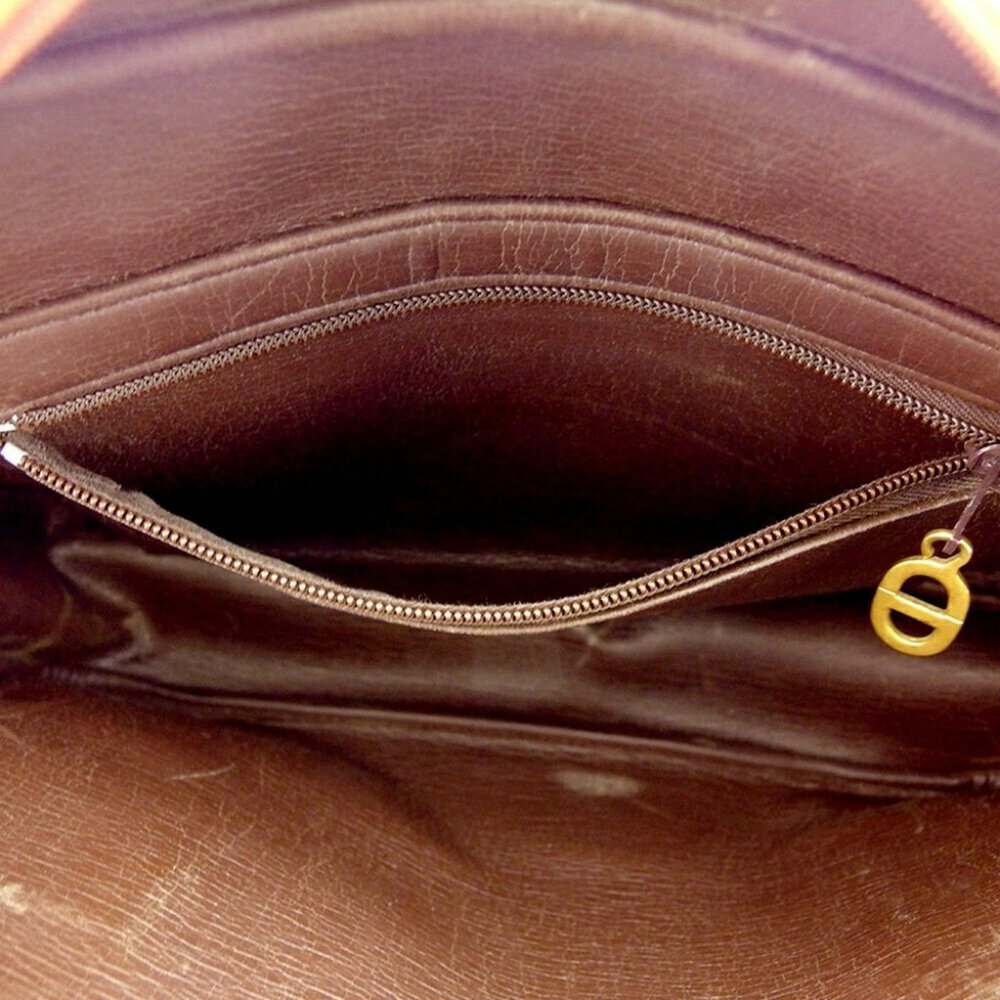 Dior Shoulder Bag Brown gold Women Authentic secondhand - Picture 7 of 7
